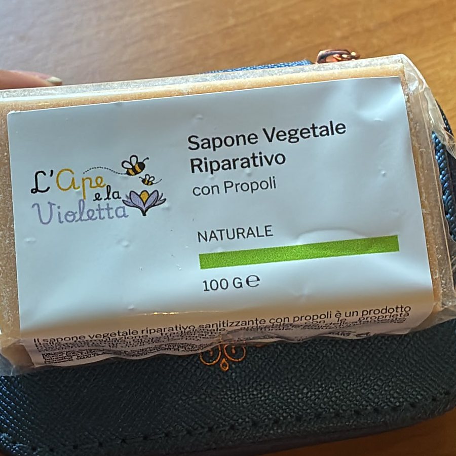 Sapone vegetale riparativo con propoli da 100 g